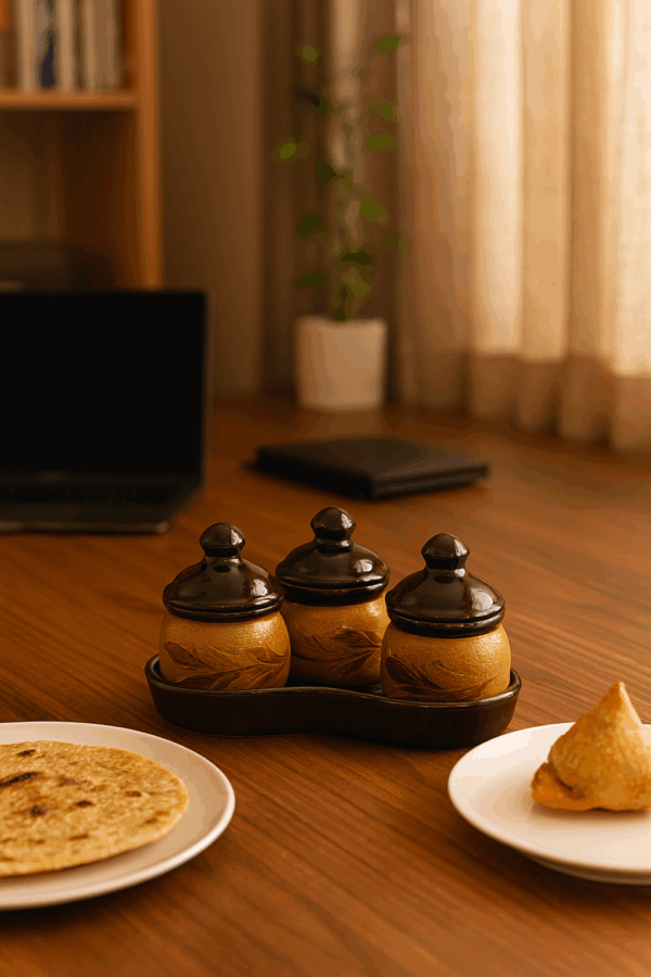 Handcrafted Ceramic Pickle Jar Set – Stylish Kitchen Storage