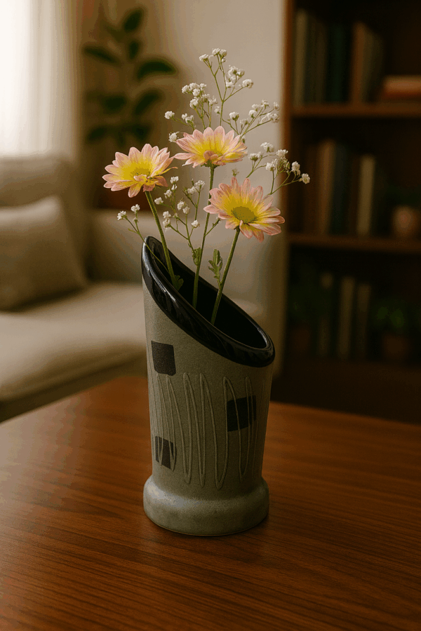 Handcrafted Ceramic Flower Vase – Elegant Home Décor
